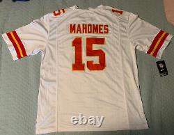 Patrick Mahomes Kansas City Chiefs Nike Super Bowl LV Game Jersey -White XL