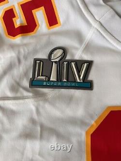 Patrick Mahomes Kansas City Chiefs Nike Super Bowl LV White Jersey Mens 2X Large
