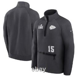 Patrick Mahomes Kansas City Chiefs Nike Super Bowl Pullover Tech Jacket XL NWT