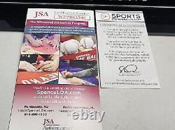 Patrick Mahomes Kansas City Chiefs Signed Super Bowl LIVFootball JSA with Case