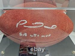 Patrick Mahomes Kansas City Chiefs Signed Super Bowl LIVFootball JSA with Case