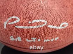 Patrick Mahomes Kansas City Chiefs Signed Super Bowl LIVFootball JSA with Case