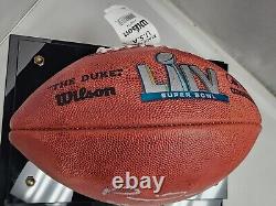 Patrick Mahomes Kansas City Chiefs Signed Super Bowl LIVFootball JSA with Case