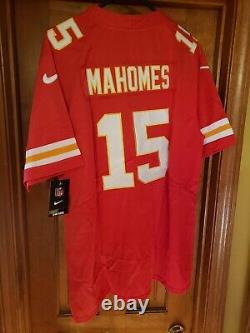 Patrick Mahomes Kansas City Chiefs Super Bowl 54 LIV Nike Game Jersey Men's XL