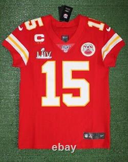 Patrick Mahomes Kansas City Chiefs Super Bowl 54 Nike Vapor Elite Jersey Size 40