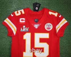 Patrick Mahomes Kansas City Chiefs Super Bowl 54 Nike Vapor Elite Jersey Size 40