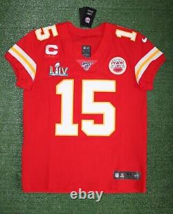 Patrick Mahomes Kansas City Chiefs Super Bowl 54 Nike Vapor Elite Jersey Size 44