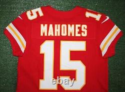 Patrick Mahomes Kansas City Chiefs Super Bowl 54 Nike Vapor Elite Jersey Size 44