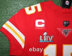 Patrick Mahomes Kansas City Chiefs Super Bowl 54 Nike Vapor Elite Jersey Size 48
