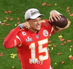 Patrick Mahomes Kansas City Chiefs Super Bowl 54 Nike Vapor Elite Jersey Size 48