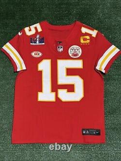 Patrick Mahomes Kansas City Chiefs Super Bowl 58 Nike FUSE Elite Jersey Sz 40/M