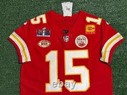 Patrick Mahomes Kansas City Chiefs Super Bowl 58 Nike FUSE Elite Jersey Sz 40/M
