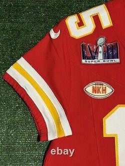 Patrick Mahomes Kansas City Chiefs Super Bowl 58 Nike FUSE Elite Jersey Sz 40/M