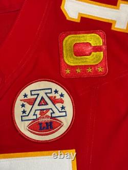 Patrick Mahomes Kansas City Chiefs Super Bowl 58 Nike FUSE Elite Jersey Sz 40/M