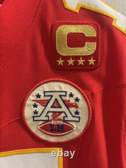 Patrick Mahomes Kansas City Chiefs Super Bowl 58 Nike FUSE Elite Jersey Sz 44 L