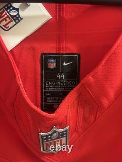 Patrick Mahomes Kansas City Chiefs Super Bowl 58 Nike FUSE Elite Jersey Sz 44 L