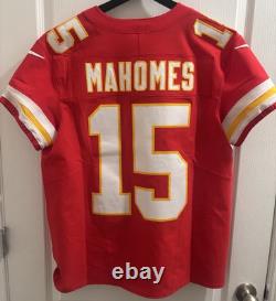 Patrick Mahomes Kansas City Chiefs Super Bowl 58 Nike FUSE Elite Jersey Sz 44 L