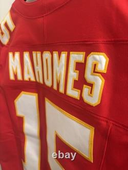 Patrick Mahomes Kansas City Chiefs Super Bowl 58 Nike FUSE Elite Jersey Sz 44 L