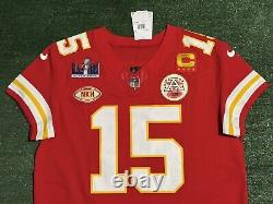 Patrick Mahomes Kansas City Chiefs Super Bowl 58 Nike FUSE Elite Jersey Sz 48/XL