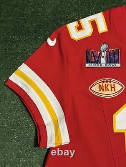 Patrick Mahomes Kansas City Chiefs Super Bowl 58 Nike FUSE Elite Jersey Sz 48/XL