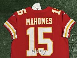 Patrick Mahomes Kansas City Chiefs Super Bowl 58 Nike FUSE Elite Jersey Sz 48/XL