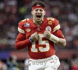 Patrick Mahomes Kansas City Chiefs Super Bowl 58 Nike FUSE Elite Jersey Sz 48/XL