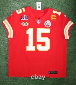 Patrick Mahomes Kansas City Chiefs Super Bowl 58 Nike FUSE Elite Jersey Sz 52
