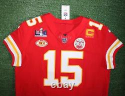 Patrick Mahomes Kansas City Chiefs Super Bowl 58 Nike FUSE Elite Jersey Sz 52