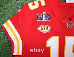Patrick Mahomes Kansas City Chiefs Super Bowl 58 Nike FUSE Elite Jersey Sz 52