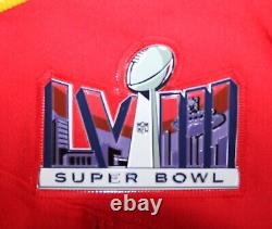 Patrick Mahomes Kansas City Chiefs Super Bowl 58 Nike FUSE Elite Jersey Sz 52