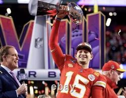 Patrick Mahomes Kansas City Chiefs Super Bowl 58 Nike FUSE Elite Jersey Sz 52