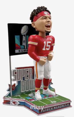 Patrick Mahomes Kansas City Chiefs Super Bowl Bound Bobblehead /72 SOLD OUT NIB