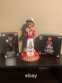 Patrick Mahomes Kansas City Chiefs Super Bowl LIV Champions 18 In Bobblehead NFL
