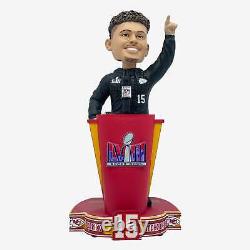 Patrick Mahomes Kansas City Chiefs Super Bowl LVIII Outfit Bobblehead NFL