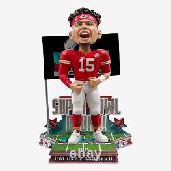 Patrick Mahomes Kansas City Chiefs Super Bowl LVII Bound Bobblehead NEW FOCO BOX