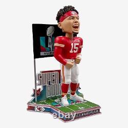 Patrick Mahomes Kansas City Chiefs Super Bowl LVII Bound Bobblehead NEW FOCO BOX