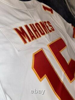 Patrick Mahomes Kansas City Chiefs White Limited AUTHENTIC Jersey Super Bowl MVP