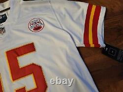 Patrick Mahomes Kansas City Chiefs White Nike Super Bowl 57 Jersey Mens Adult XL