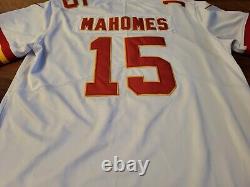 Patrick Mahomes Kansas City Chiefs White Nike Super Bowl 57 Jersey Mens Adult XL