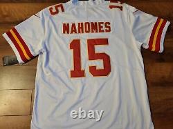 Patrick Mahomes Kansas City Chiefs White Nike Super Bowl 57 Jersey Mens Adult XL