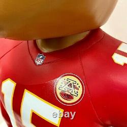Patrick Mahomes Kc Chiefs 3' Tall Bobblehead # 1/30 NFL Mvp Statue Superbowl #15