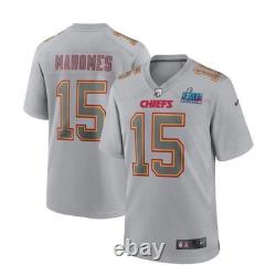 Patrick Mahomes Nike Kansas City Chiefs Super Bowl Lvii Game Jersey Gray Small