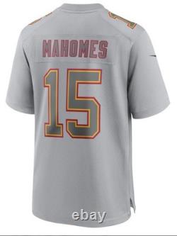 Patrick Mahomes Nike Kansas City Chiefs Super Bowl Lvii Game Jersey Gray Small