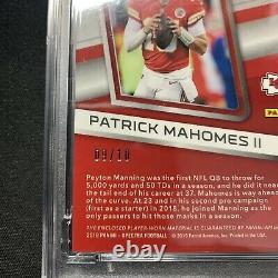 Patrick Mahomes Rare Neon Prizm /10 Psa 9 Pop 3 No Higher Grade Ssp Relic Chiefs