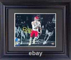 Patrick Mahomes Signed 8x10 Framed Photo KC Chiefs Super Bowl MVP Auto BAS