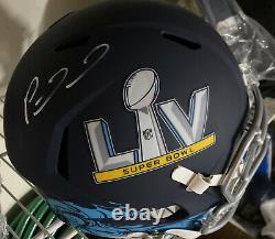 Patrick Mahomes Signed Chiefs Super Bowl LV Full Size Speed Helmet Beckett