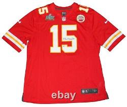 Patrick Mahomes Signed Kansas City Chiefs #15 Nike Super Bowl LV Jersey Beckett