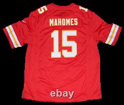 Patrick Mahomes Signed Kansas City Chiefs #15 Nike Super Bowl LV Jersey Beckett