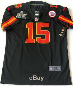 Patrick Mahomes Signed Kansas City Chiefs #15 Super Bowl LIV Nike Jersey Coa