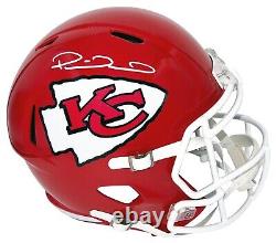 Patrick Mahomes Signed Kansas City Chiefs Super Bowl LVII Speed Helmet Beckett